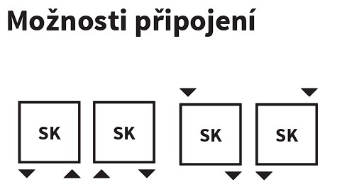 Koupelnový radiátor Collom Double Horizontal ISAN Melody připojení